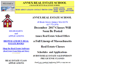 Desktop Screenshot of annexrealestateschool.com